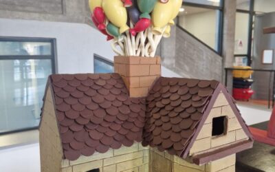 Pièces artistiques en chocolat
