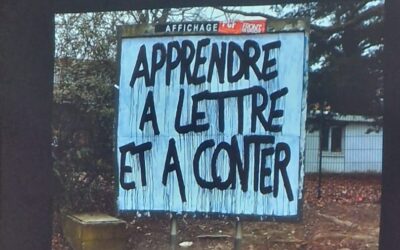 Intervention de Pierre Fraenkel, artiste urbain mulhousien.